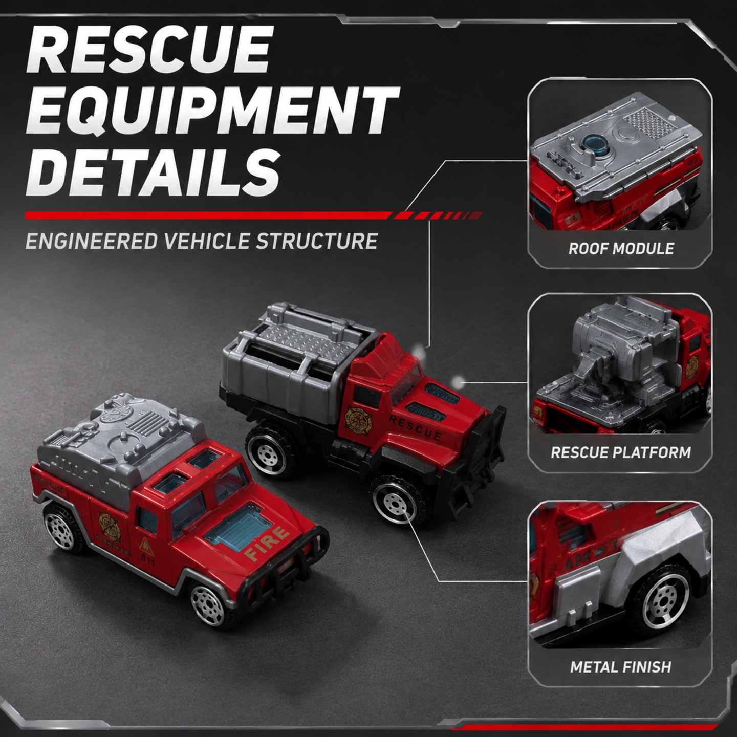 1:64 Alloy+Plastic Fire Fighti - đánh giá và giá Fire Escape Ladder
